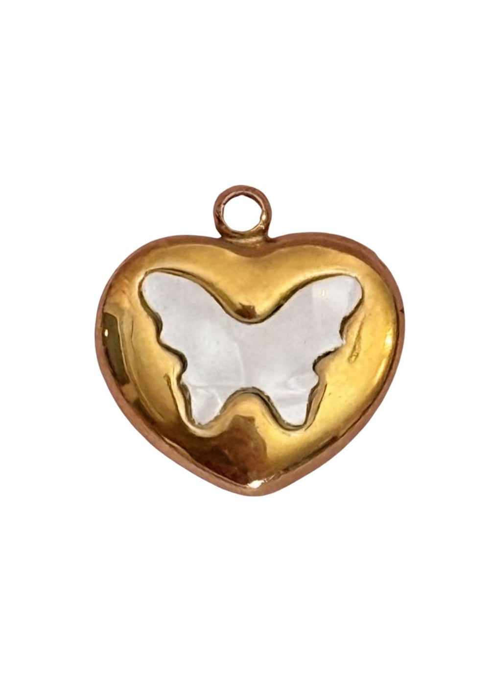 Pendentif papillon nacré
