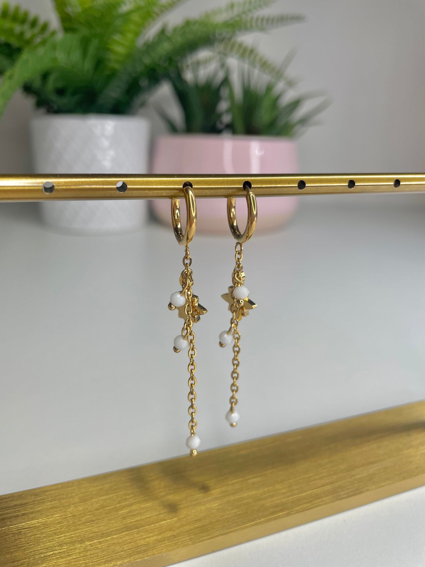 Boucles d’oreilles « Hortensia »