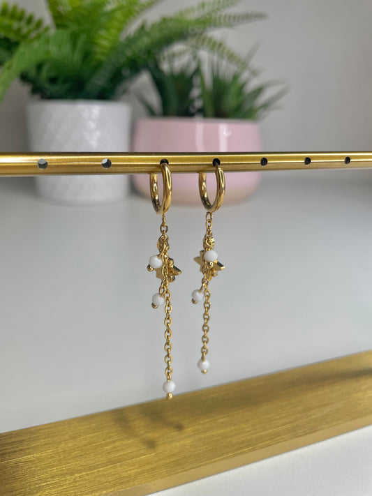 Boucles d’oreilles « Hortensia »