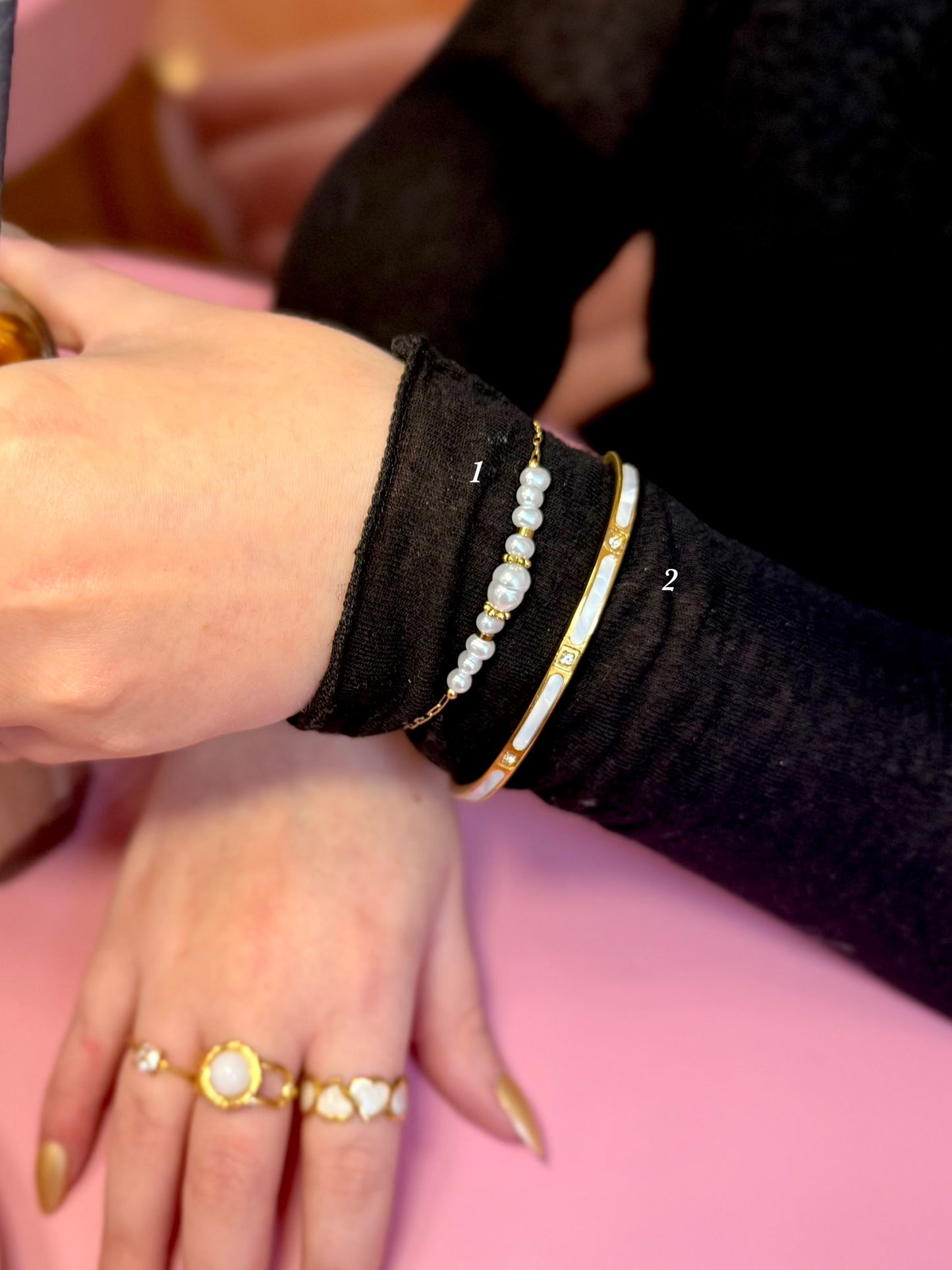 Bracelets : Laura - Jade