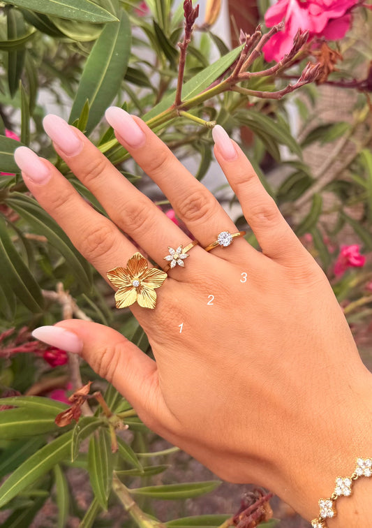 Bagues : Flower - Ombeline - Inaya